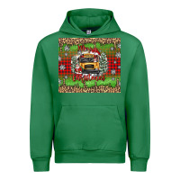 Emerald Christmas school bus Urban Hoodie - texasbilliewilder