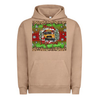 Pigment Burro Christmas school bus Urban Hoodie - texasbilliewilder