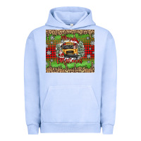 Pigment Grape Ice Christmas school bus Urban Hoodie - texasbilliewilder
