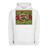 Pigment Lunar Rock Christmas school bus Urban Hoodie - texasbilliewilder