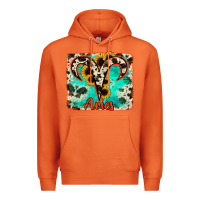 Carrot aries turquoise cowhide Premium Hoodie - RanaPortraitStore