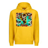 Lemon aries turquoise cowhide Premium Hoodie - RanaPortraitStore