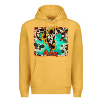 Mustard aries turquoise cowhide Premium Hoodie - RanaPortraitStore