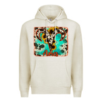 Aries Turquoise Cowhide Premium Hoodie | Teevron