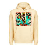 Pina Colada aries turquoise cowhide Premium Hoodie - RanaPortraitStore