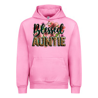 Fuchsia Pink flowers blessed auntie Urban Hoodie - Zillion Design Studio