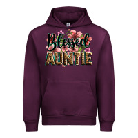 Mauve Wine flowers blessed auntie Urban Hoodie - Zillion Design Studio