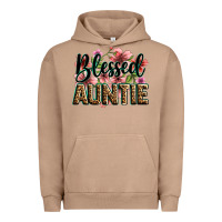 Pigment Burro flowers blessed auntie Urban Hoodie - Zillion Design Studio