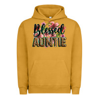 Flowers Blessed Auntie Urban Hoodie | Teevron