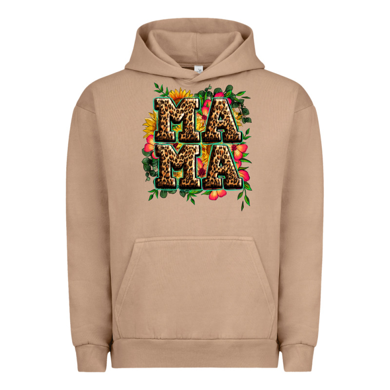 Floral Leopard Mama Urban Hoodie by Zillion Design Studio | Teevron