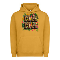 Pigment Peanut Butter floral leopard mama Urban Hoodie - Zillion Design Studio
