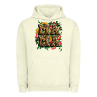 Pigment Pistachio floral leopard mama Urban Hoodie - Zillion Design Studio