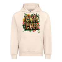 Sandshell floral leopard mama Urban Hoodie - Zillion Design Studio