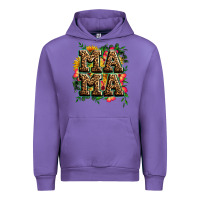 Tulip floral leopard mama Urban Hoodie - Zillion Design Studio