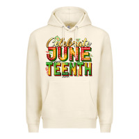 Tofu Celebrate juneteenth Premium Hoodie - Zillion Design Studio