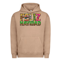 Pigment Burro feliz navidad with pattern Urban Hoodie - texasbilliewilder