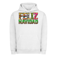 Pigment Lunar Rock feliz navidad with pattern Urban Hoodie - texasbilliewilder