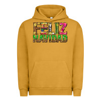 Pigment Peanut Butter feliz navidad with pattern Urban Hoodie - texasbilliewilder