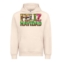 Sandshell feliz navidad with pattern Urban Hoodie - texasbilliewilder