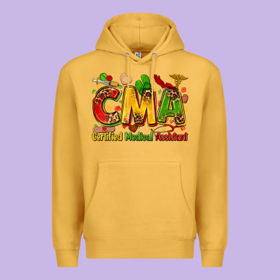 Certified Medical Assistant Juneteenth Premium Hoodie Designed By Zillion Design Studio
