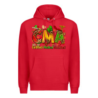 Red Certified medical assistant juneteenth Premium Hoodie - Zillion Design Studio