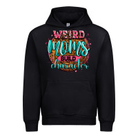 Black weird moms build character Urban Hoodie - Zillion Design Studio