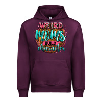 Mauve Wine weird moms build character Urban Hoodie - Zillion Design Studio