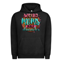 Pigment Black weird moms build character Urban Hoodie - Zillion Design Studio