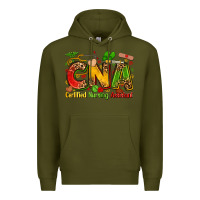 Army Green Certified nursing assistant juneteenth Premium Hoodie - Zillion Design Studio