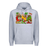 Heather Grey Certified nursing assistant juneteenth Premium Hoodie - Zillion Design Studio