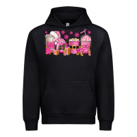 Black pink christmas coffee cups Urban Hoodie - texasbilliewilder