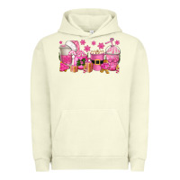 Pigment Pistachio pink christmas coffee cups Urban Hoodie - texasbilliewilder