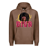 Chestnut Diva juneteenth Premium Hoodie - Zillion Design Studio