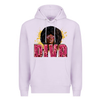 Lilac Diva juneteenth Premium Hoodie - Zillion Design Studio