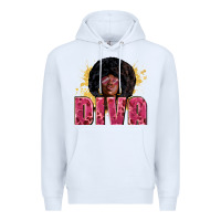 White Diva juneteenth Premium Hoodie - Zillion Design Studio