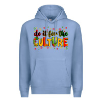 Colony Blue Do it for the culture juneteenth Premium Hoodie - Zillion Design Studio