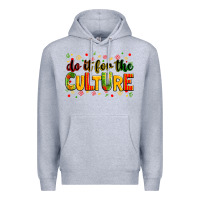 Heather Grey Do it for the culture juneteenth Premium Hoodie - Zillion Design Studio