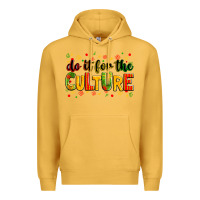 Mustard Do it for the culture juneteenth Premium Hoodie - Zillion Design Studio