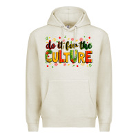 Oatmeal Heather Do it for the culture juneteenth Premium Hoodie - Zillion Design Studio