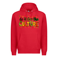 Red Do it for the culture juneteenth Premium Hoodie - Zillion Design Studio