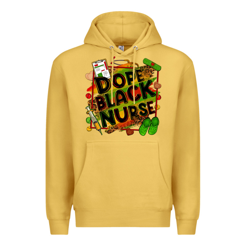 Dope Black Nurse Juneteenth Premium Hoodie by Zillion Design Studio | Teevron
