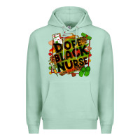 Seafoam Dope black Nurse juneteenth Premium Hoodie - Zillion Design Studio