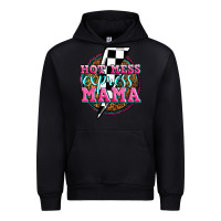 Black hot mess express mama Urban Hoodie - Zillion Design Studio