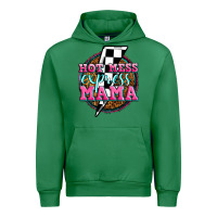 Emerald hot mess express mama Urban Hoodie - Zillion Design Studio