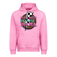 Fuchsia Pink hot mess express mama Urban Hoodie - Zillion Design Studio