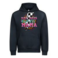 Navy hot mess express mama Urban Hoodie - Zillion Design Studio