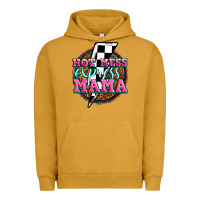 Pigment Peanut Butter hot mess express mama Urban Hoodie - Zillion Design Studio