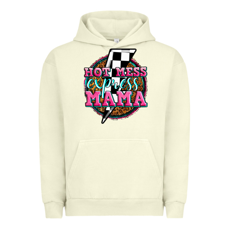 Hot Mess Express Mama Urban Hoodie by Zillion Design Studio | Teevron