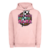 Pigment Salmon hot mess express mama Urban Hoodie - Zillion Design Studio