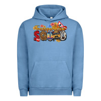 Pigment Pebble Blue transportation squad Urban Hoodie - texasbilliewilder